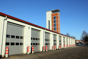 Cēsu Valsts ugunsdzēsības un glābšanas dienesta depo garāžas